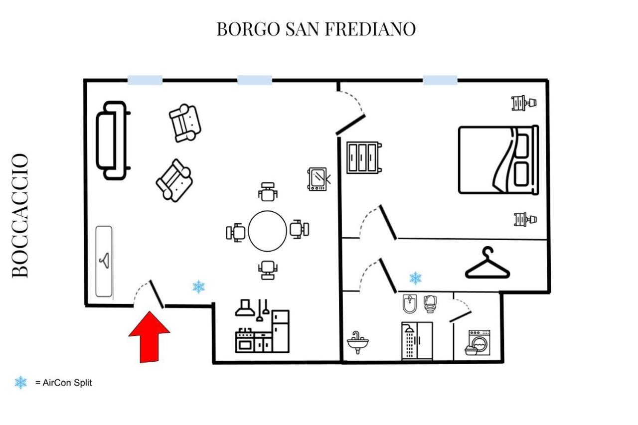 Boccaccio Elegant In Oltrarno Apartamento *